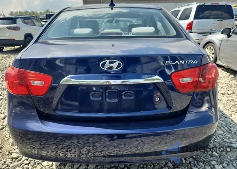 2010 Hyundai Elantra Blue from USA, damaged, VIN KMHDU4AD0AU164529